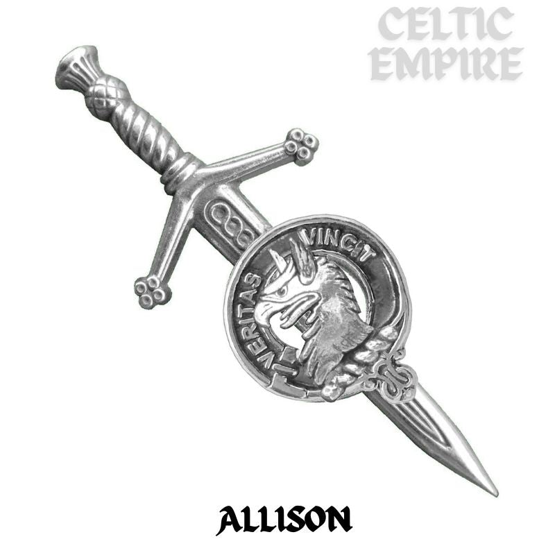 Allison Scottish Family Small Clan Kilt Pin