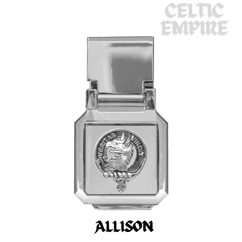 Allison Scottish Family Clan Crest Money Clip