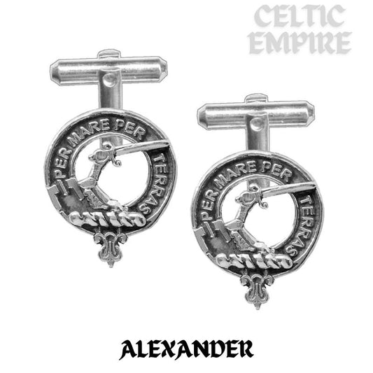 Alexander Scottish Family Clan Crest Cufflinks