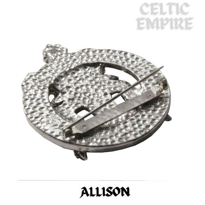 Allison Family Clan Crest Scottish Cap Badge