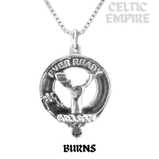 Burns Family Clan Crest Scottish Pendant