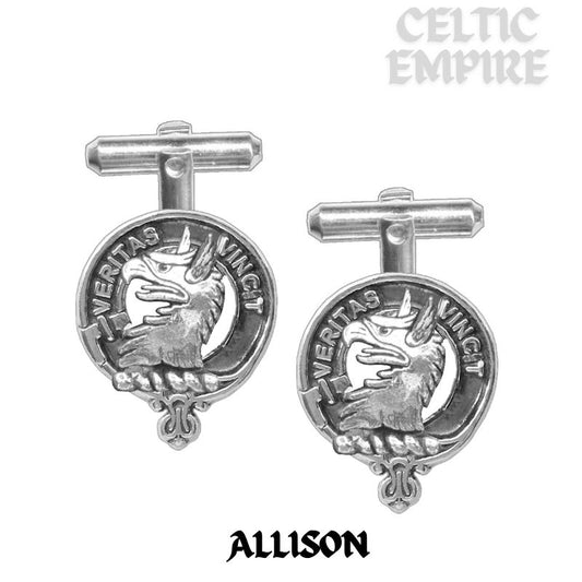 Allison Scottish Family Clan Crest Cufflinks