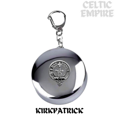 Kirkpatrick Scottish Family Clan Crest Folding Cup Key Chain