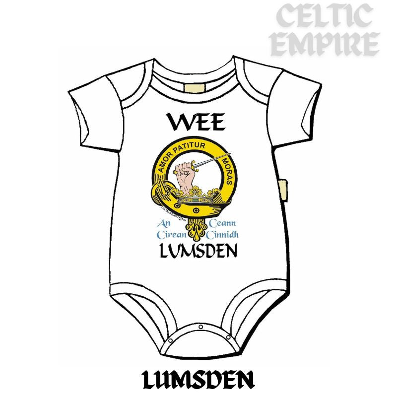 Lumsden Scottish Family Clan Crest Baby Jumper