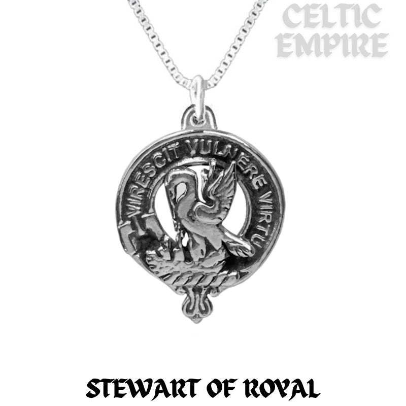Stewart Family Clan Crest Scottish Pendant