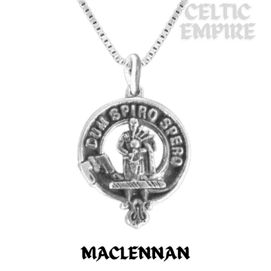 MacLennan Family Clan Crest Scottish Pendant