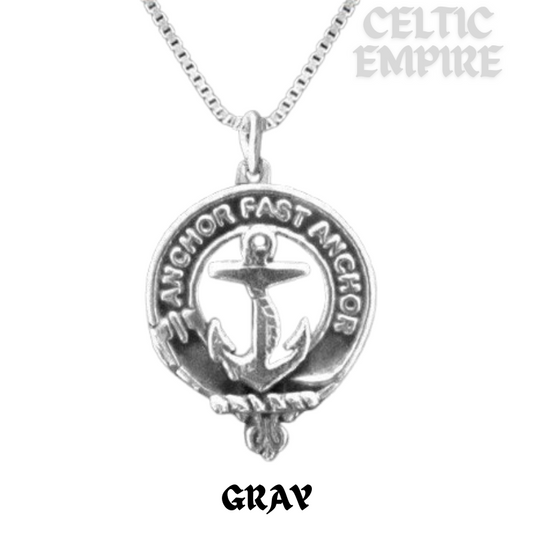 Gray Family Clan Crest Scottish   Pendant
