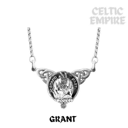 Grant Family Clan Crest Double Drop Pendant