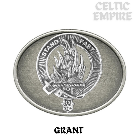 Grant Family Clan Crest Regular Buckle