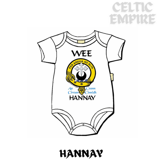 Hannay Scottish Family Clan Crest Baby Jumper