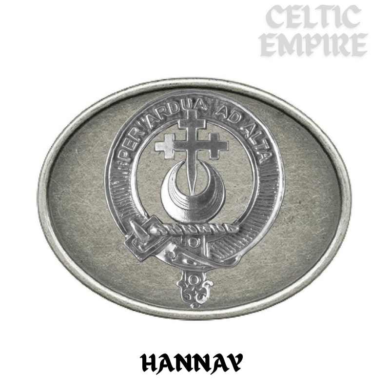 Hannay Family Clan Crest Regular Buckle