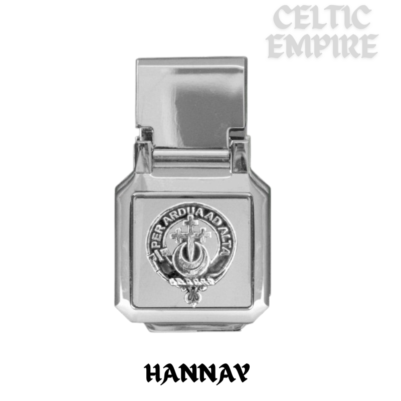 Hannay Scottish Family Clan Crest Money Clip