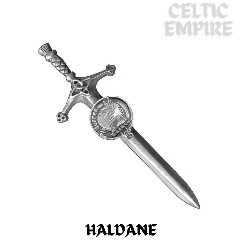 Haldane Family Clan Crest Kilt Pin, Scottish Pin