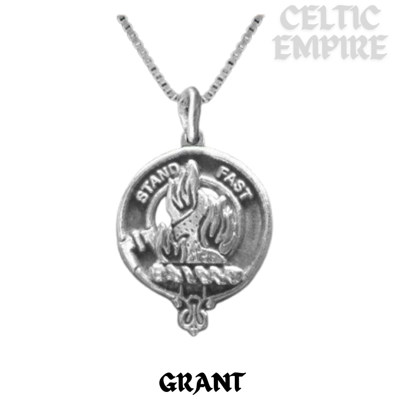 Grant  Family Clan Crest Scottish Pendant