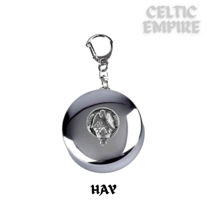 Hay Scottish Family Clan Crest Folding Cup Key Chain