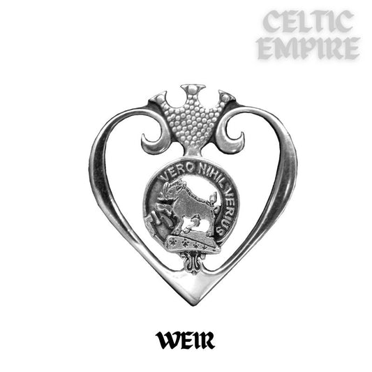 Weir Family Clan Crest Luckenbooth Brooch or Pendant