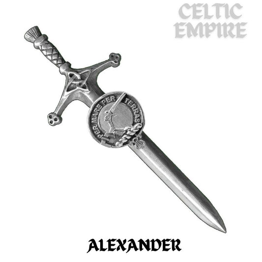 Alexander Family Clan Crest Kilt Pin, Scottish Pin