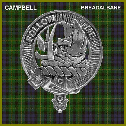 Campbell Breadalbane Family Clan Crest Scottish Cap Badge