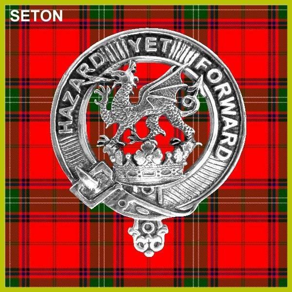 Seton Clan Crest Badge Whiskey Decanter – Celtic Empire