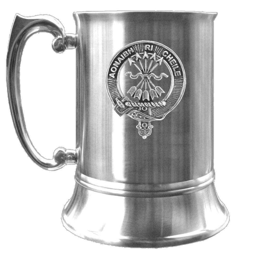 Cameron Scottish Family Clan Crest Badge Tankard