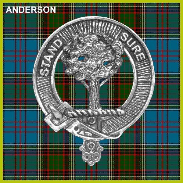 Anderson Scottish Clan Badge Sporran, Leather