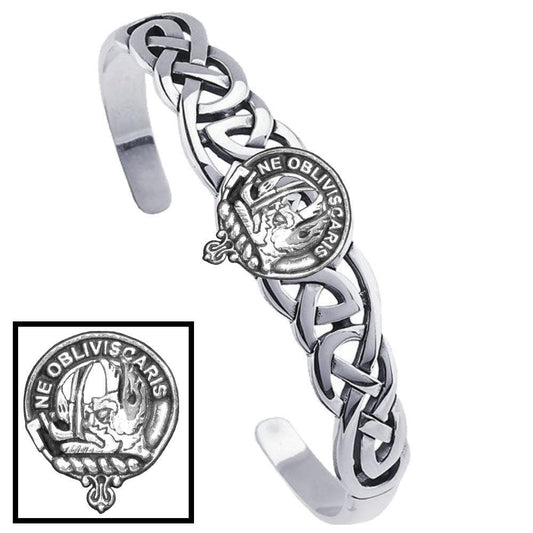 Campbell Argyll Family Clan Crest Celtic Cuff Bracelet