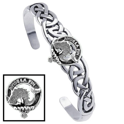 Kennedy Family Clan Crest Celtic Cuff Bracelet