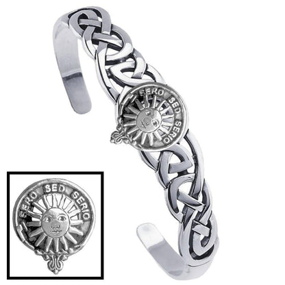 Kerr Family Clan Crest Celtic Cuff Bracelet