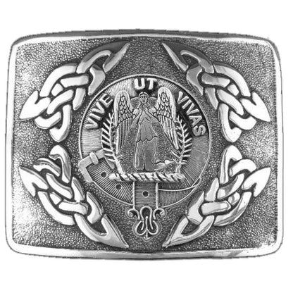 Falconer Family Clan Crest Interlace Kilt Belt Buckle