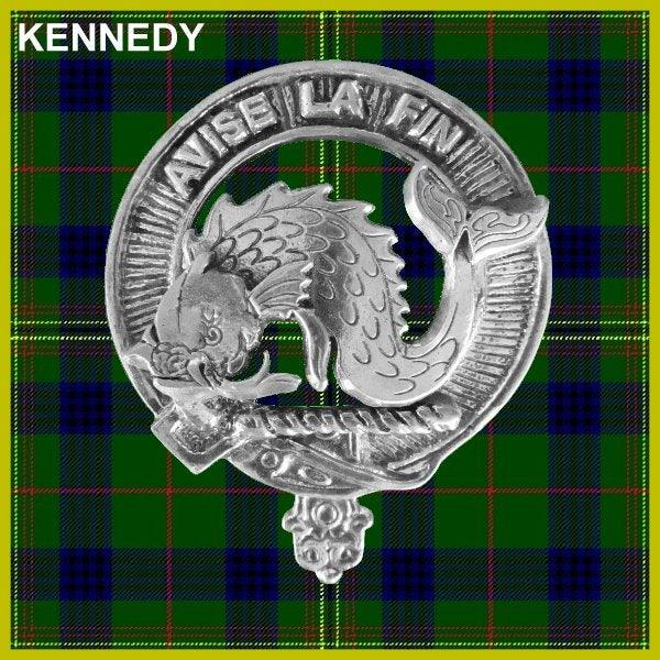 Kennedy Family Clan Crest Interlace Kilt Belt Buckle