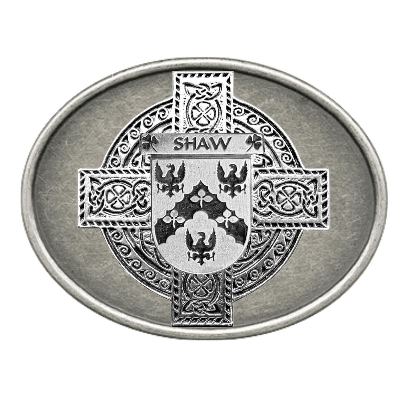 Shaw Irish Coat of Arms Regular Buckle