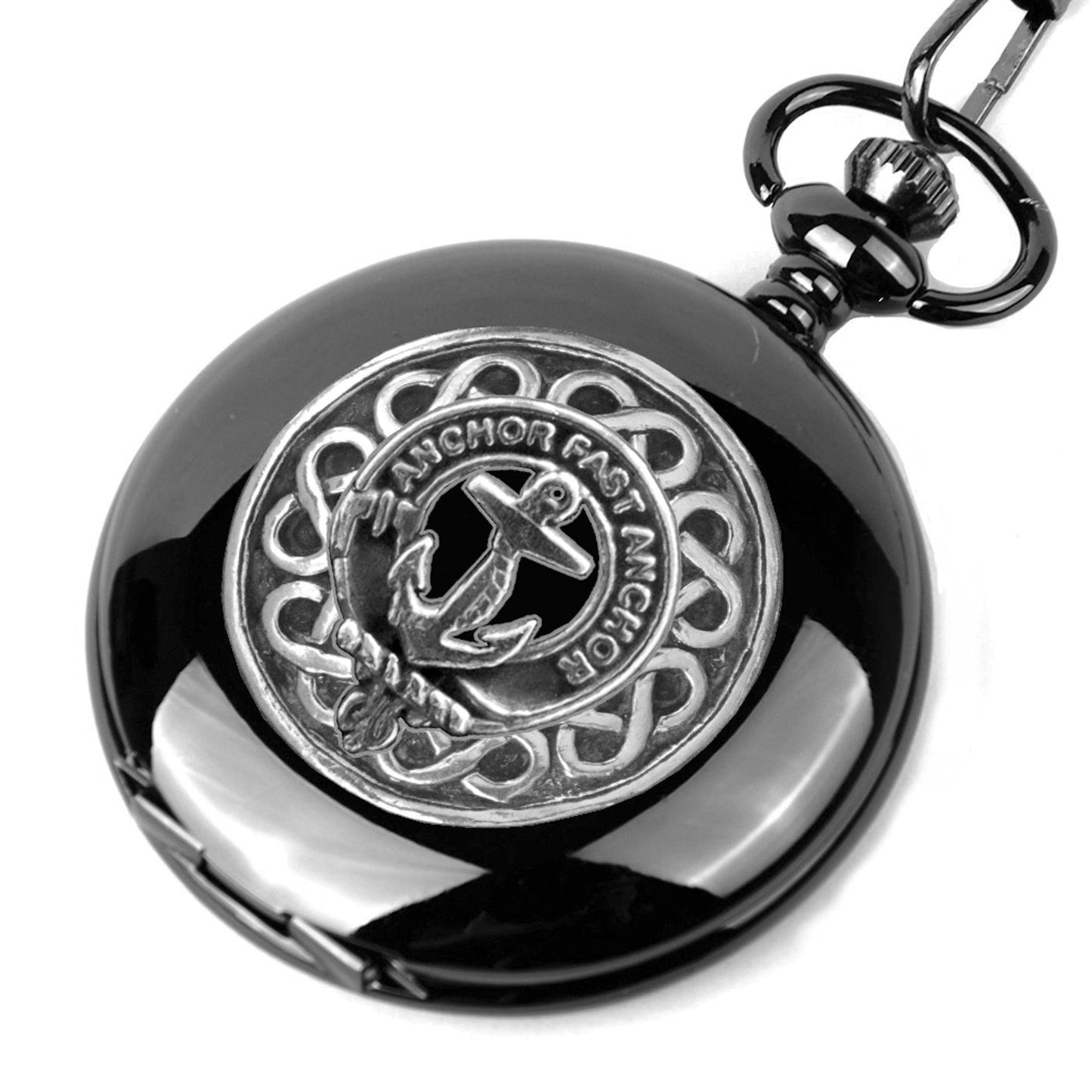 Gray Scottish Family Clan Crest Pocket Watch