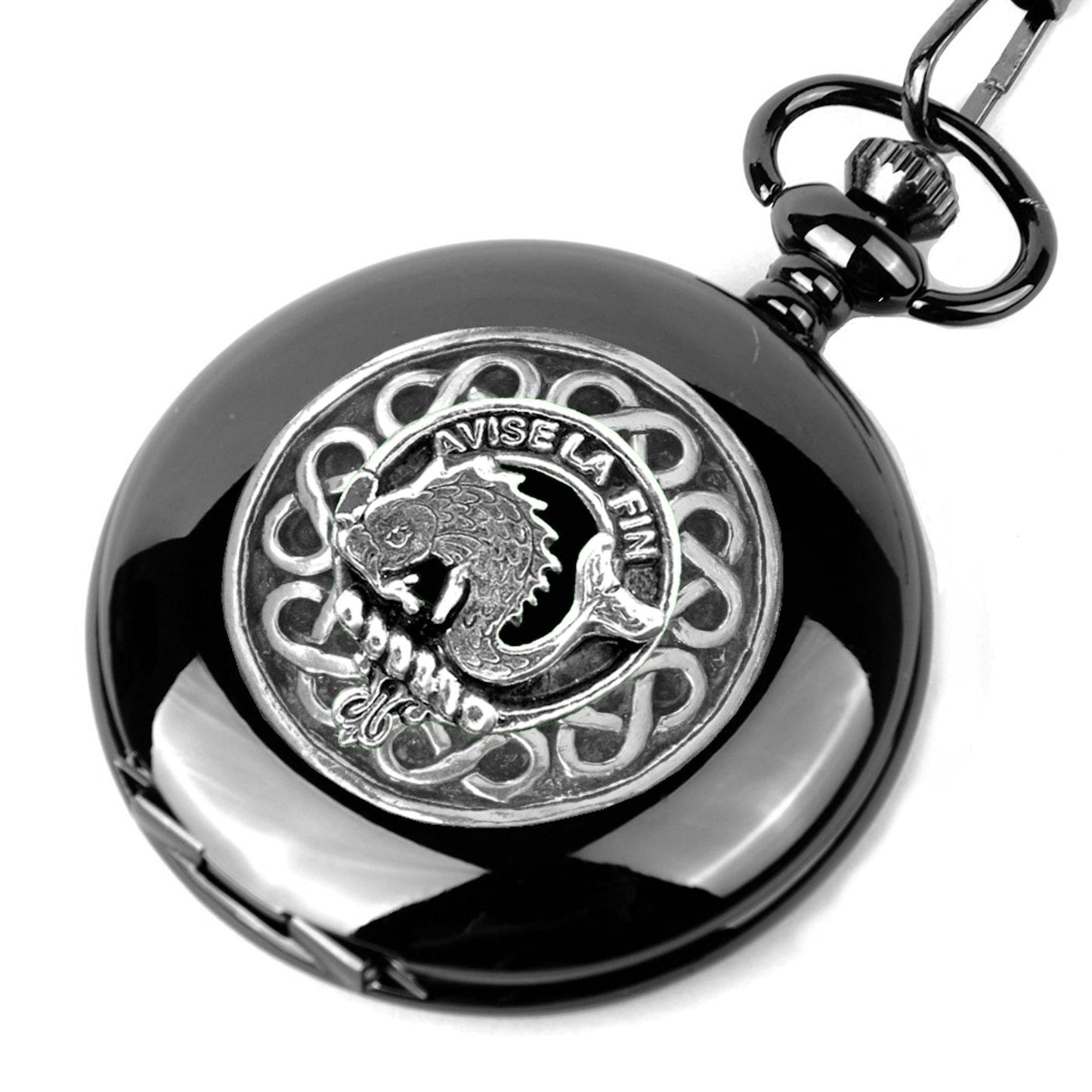 Kennedy Scottish Family Clan Crest Pocket Watch