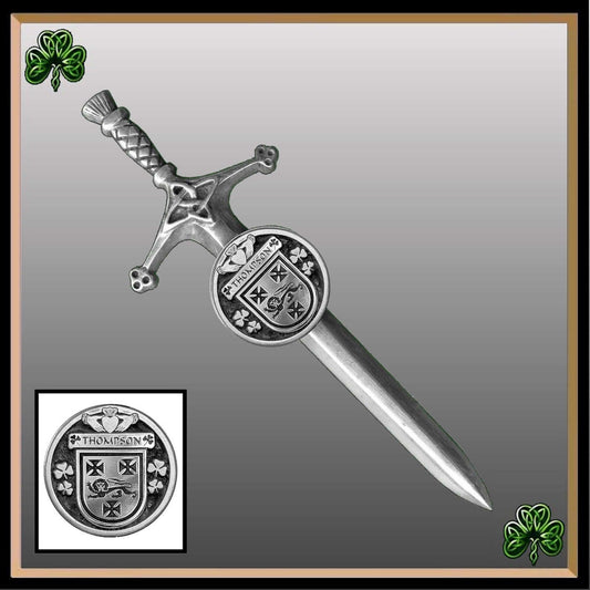 Thompson Irish Coat of Arms Disk Kilt Pin