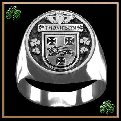 Thompson Irish Coat of Arms Gents Ring IC100
