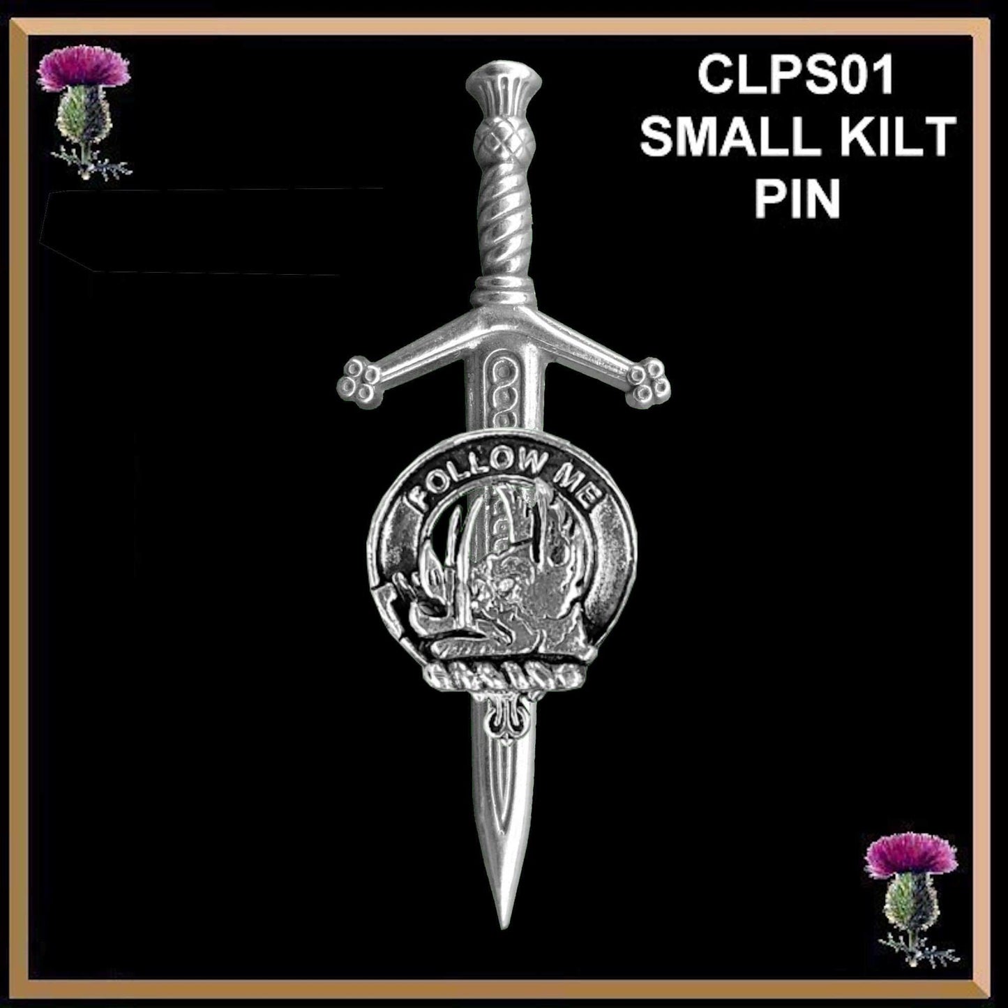 Campbell Breadalbane Scottish Family Small Clan Kilt Pin