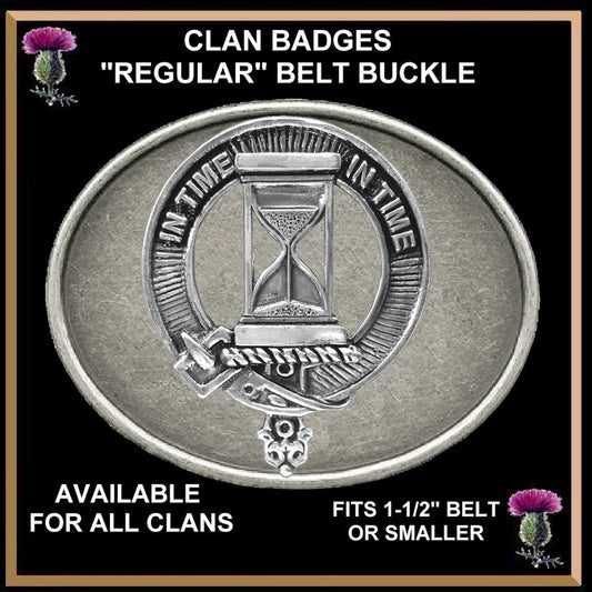 Houstan Family Clan Crest Regular Buckle