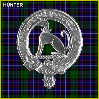 Hunter Family Clan Crest Regular Buckle