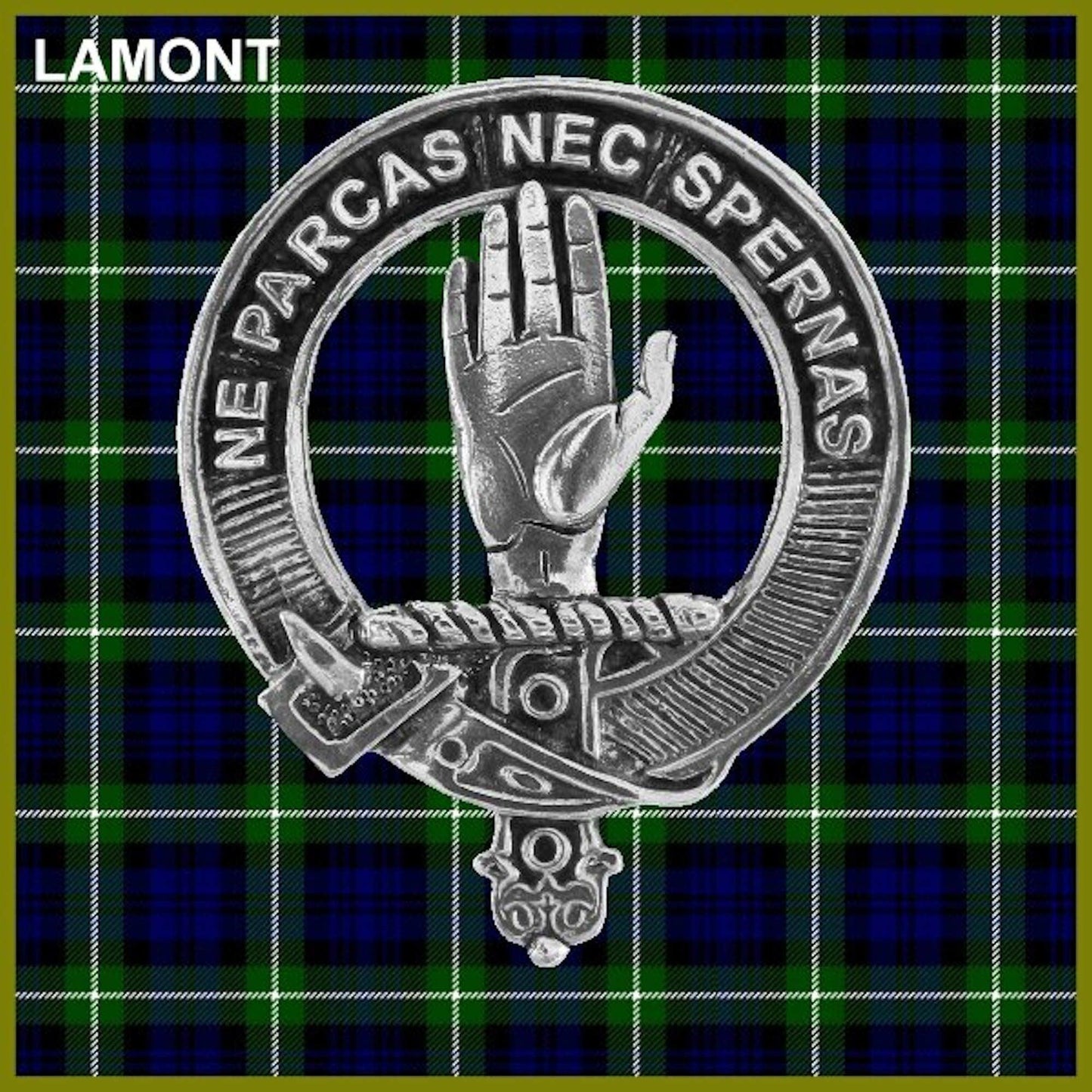 Lamont Family Clan Crest Regular Buckle