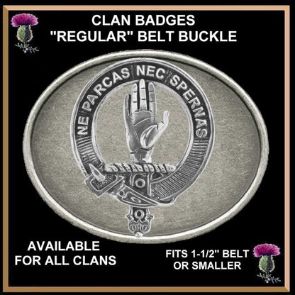 Lamont Family Clan Crest Regular Buckle