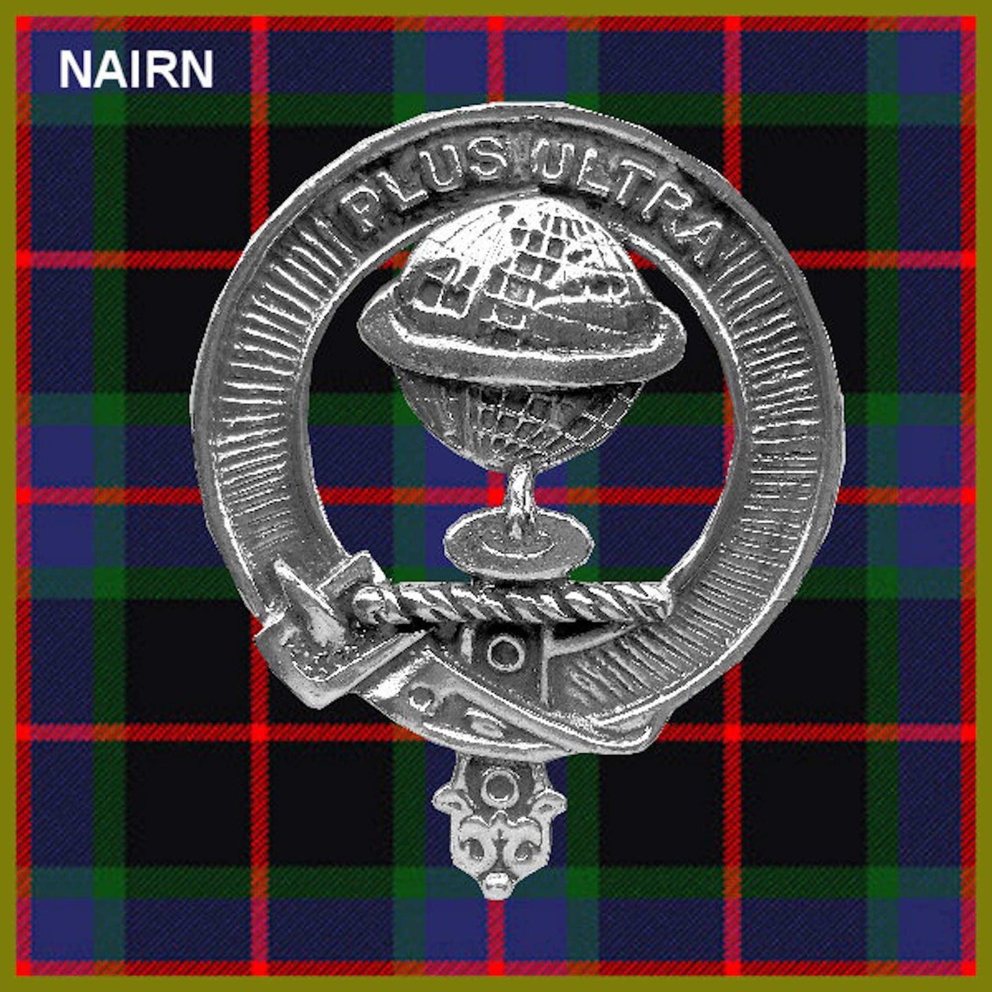 Nairn Family Clan Crest Regular Buckle
