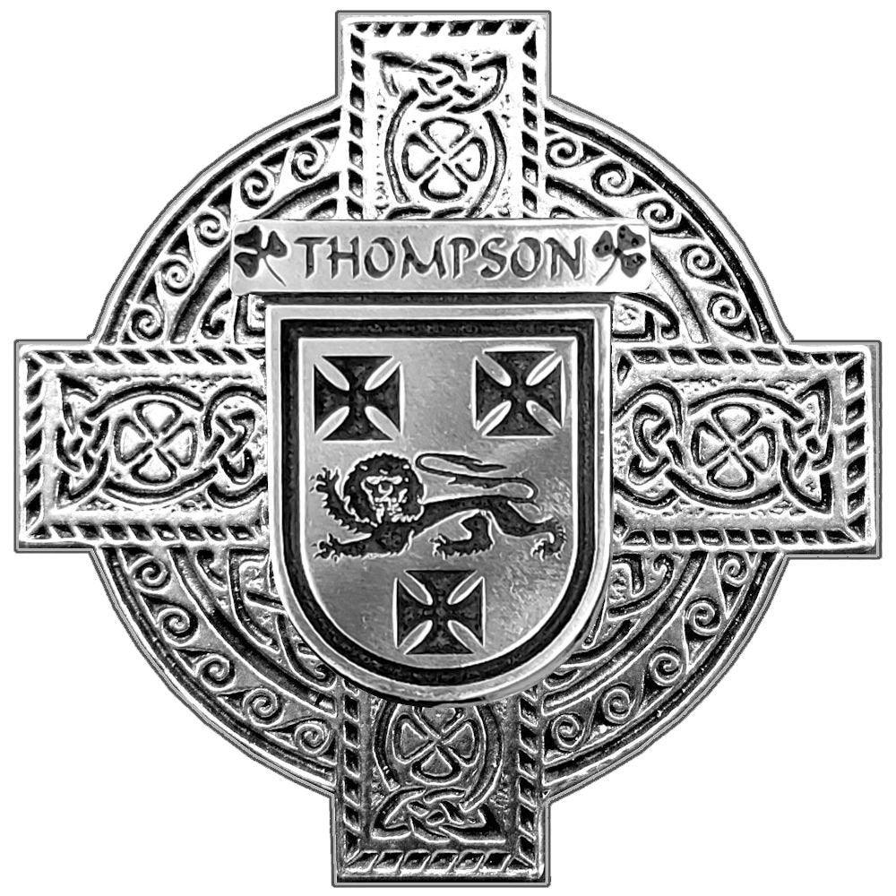 Thompson Irish Coat Of Arms Badge Stainless Steel Tankard
