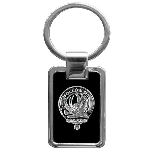 Campbell Breadalbane Family Clan Black Stainless Key Ring