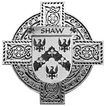 Shaw Irish Coat Of Arms Badge Stainless Steel Tankard