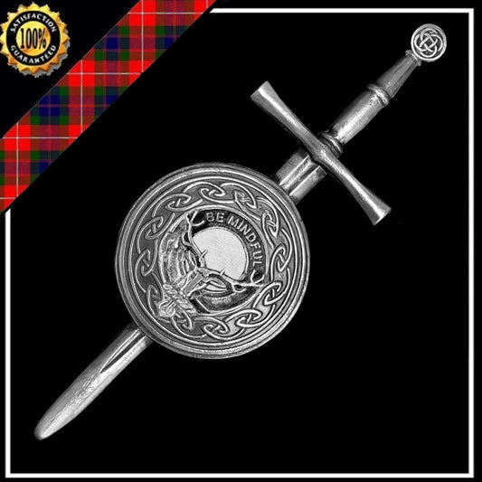 Calder Scottish Family Clan Dirk Shield Kilt Pin