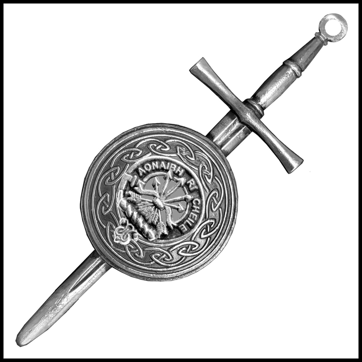 Cameron Scottish Family Clan Dirk Shield Kilt Pin