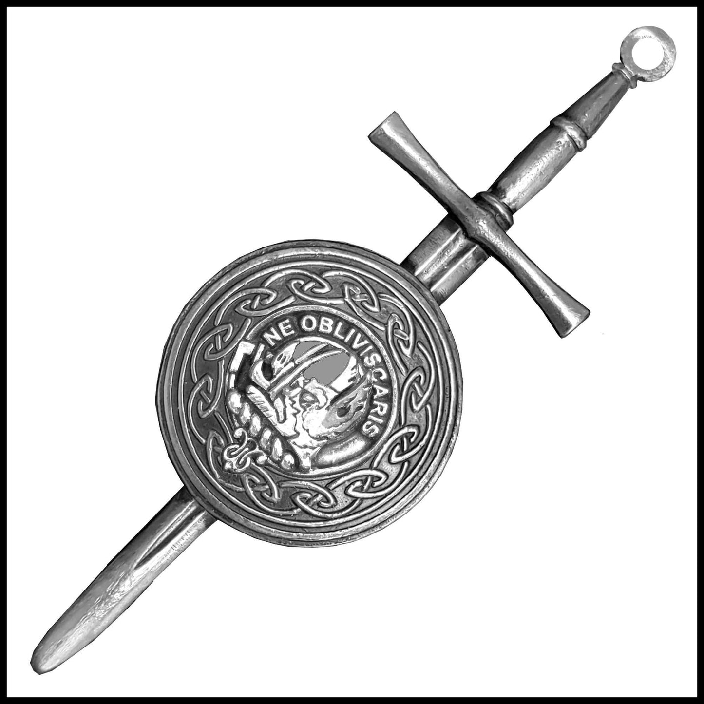 Campbell Argyll Scottish Family Clan Dirk Shield Kilt Pin