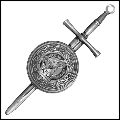 Keith Scottish Family Clan Dirk Shield Kilt Pin