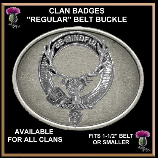 Calder Clan Crest Regular Buckle