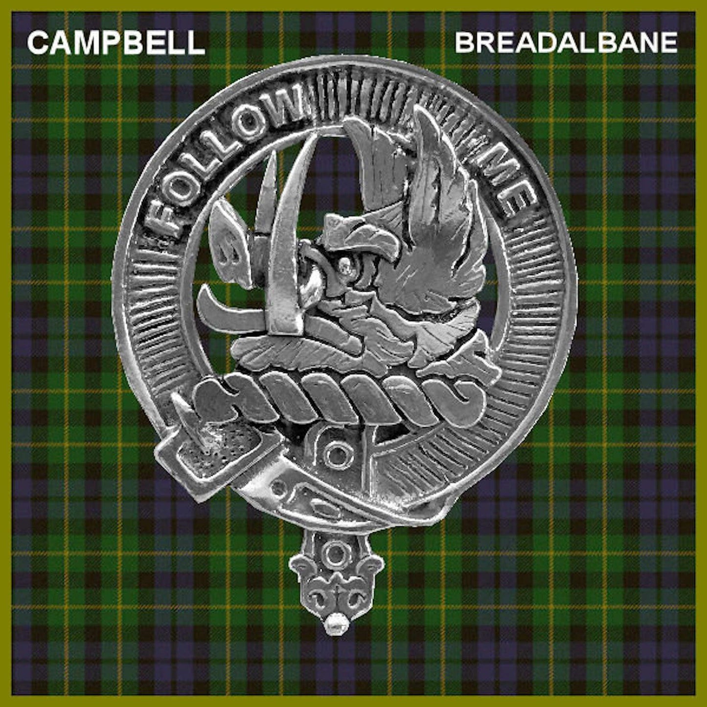 Campbell Breadalbane Scottish Family Clan Crest Badge Dress Fur Sporran